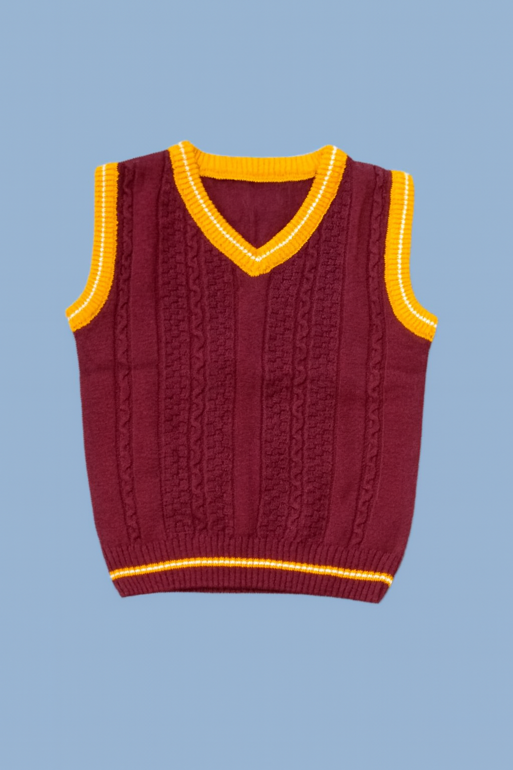 Cable Knitted Sweater Vest - Toddler & Kids-12M-6Y